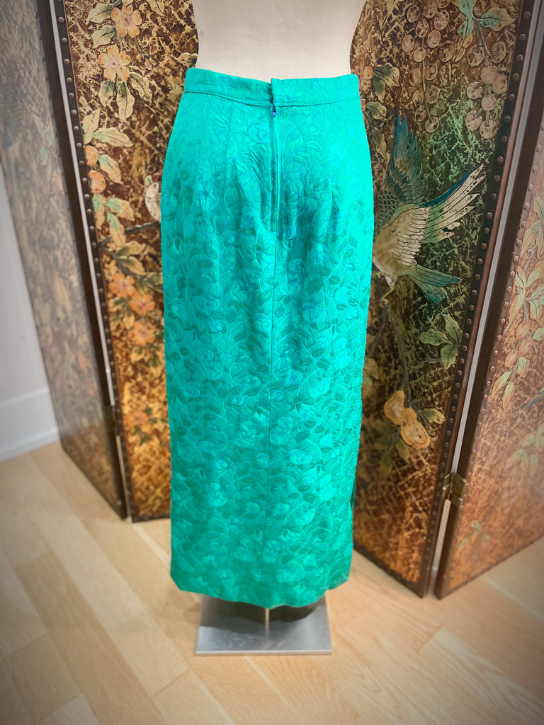 1960s Green Mermaid Tail Long Skirt