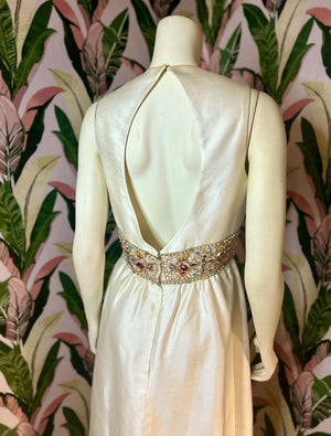 1960s Specialty Tailored Evening Gown