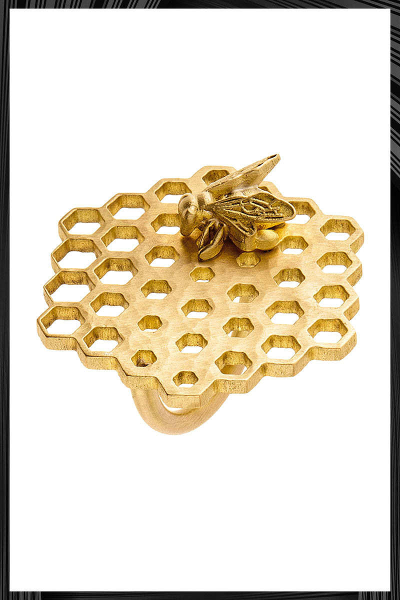 Honey Comb Ring | Quick Shipping