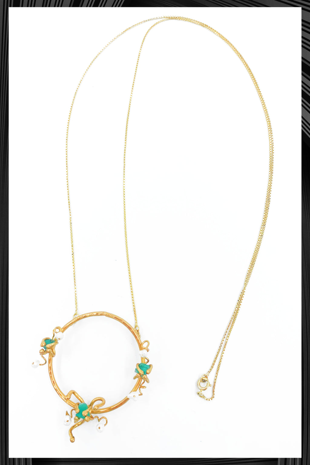 Magic Realism Emerald Necklace