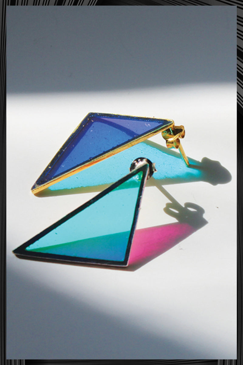 Triangle Earrings | Free Delivery - 2-3 Week Shipping