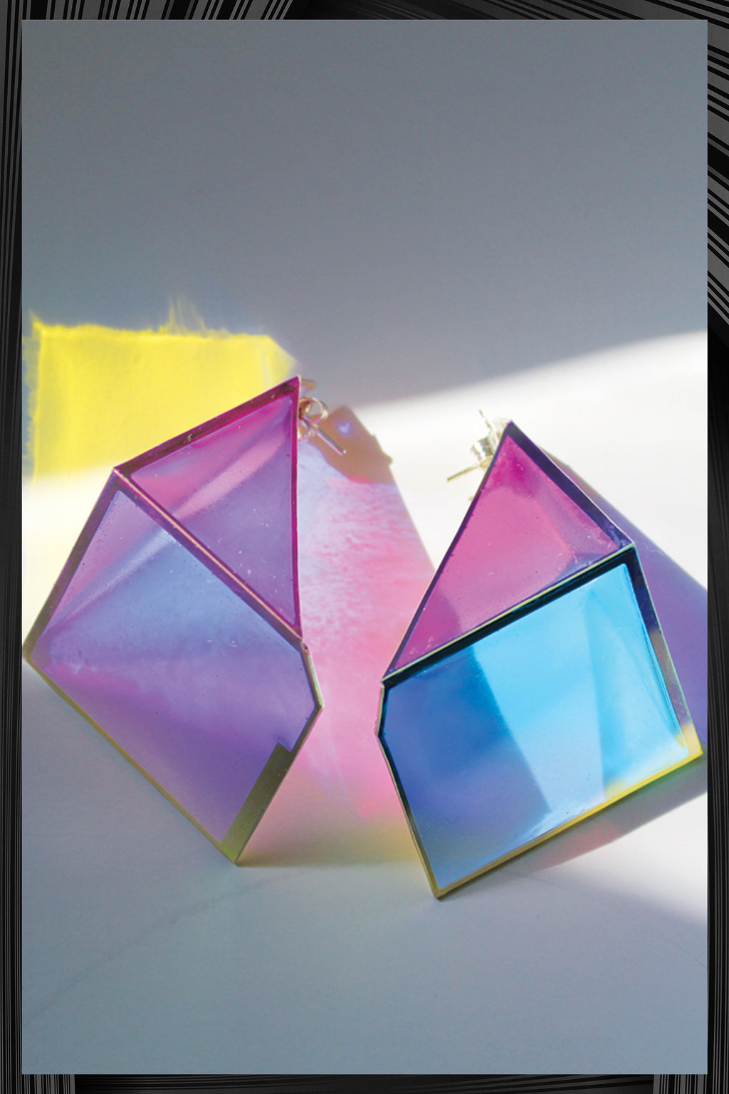 Pyramid Earrings | Free Delivery - 2-3 Week Shipping