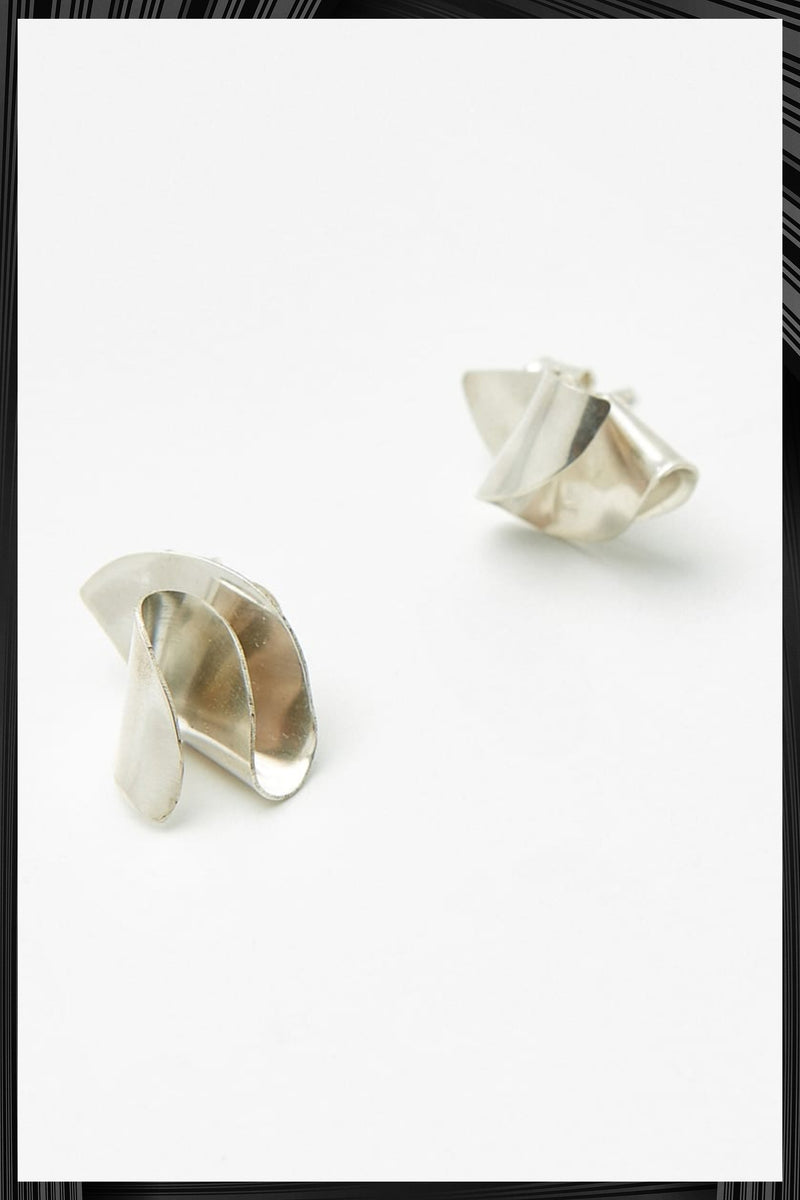 Silver Blanco Mini Earrings | Quick Shipping