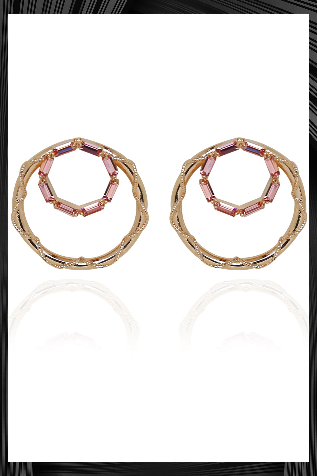 Pink Muriel Earrings | Free Delivery - 1-2 Week Shipping