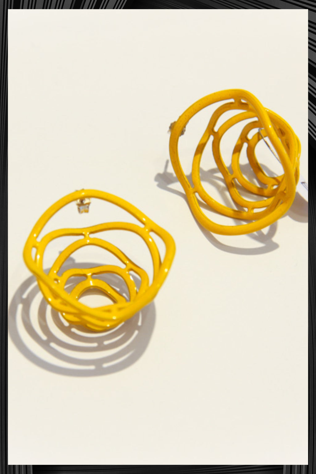 Yellow Megaphone Earrings | Quick Shipping
