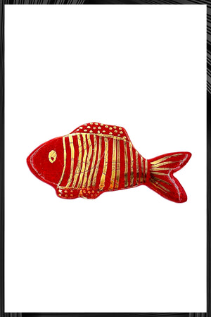 Red Snapper Fish Pin | Free Delivery - Quick Shipping
