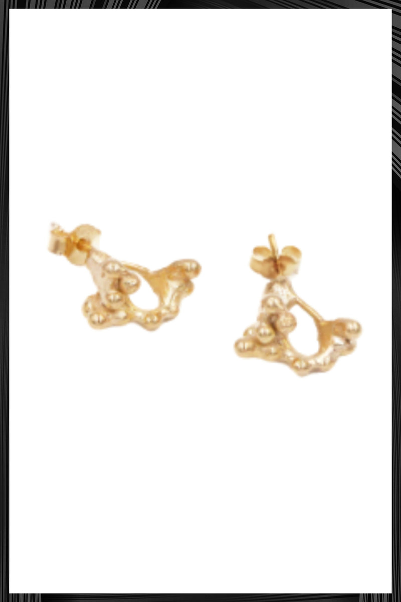 Gold Rubella Earrings | Free Delivery - Quick Shipping