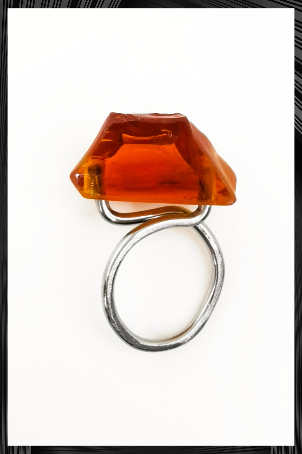 Amber Lollipop Ring 3 | Free Delivery - Quick Shipping