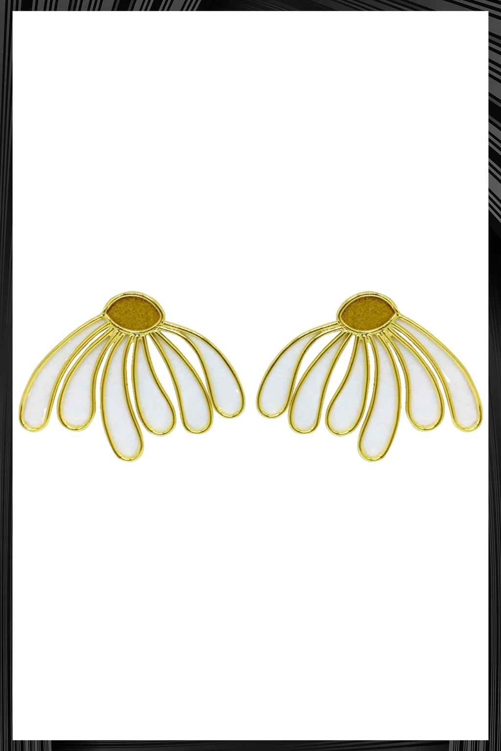 White Margarita Earrings | Free Delivery - 3 Week Shipping