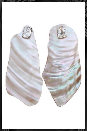 Sculpted Shell Drop Earrings | Free Delivery - 1-2 Weeks Shipping