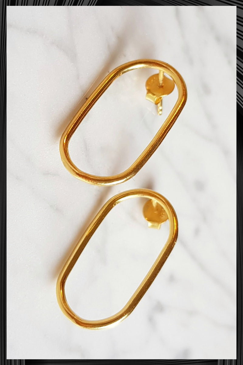 Gold Ovals | Quick Shipping