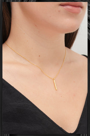 Gold Line Necklace | Quick Shipping