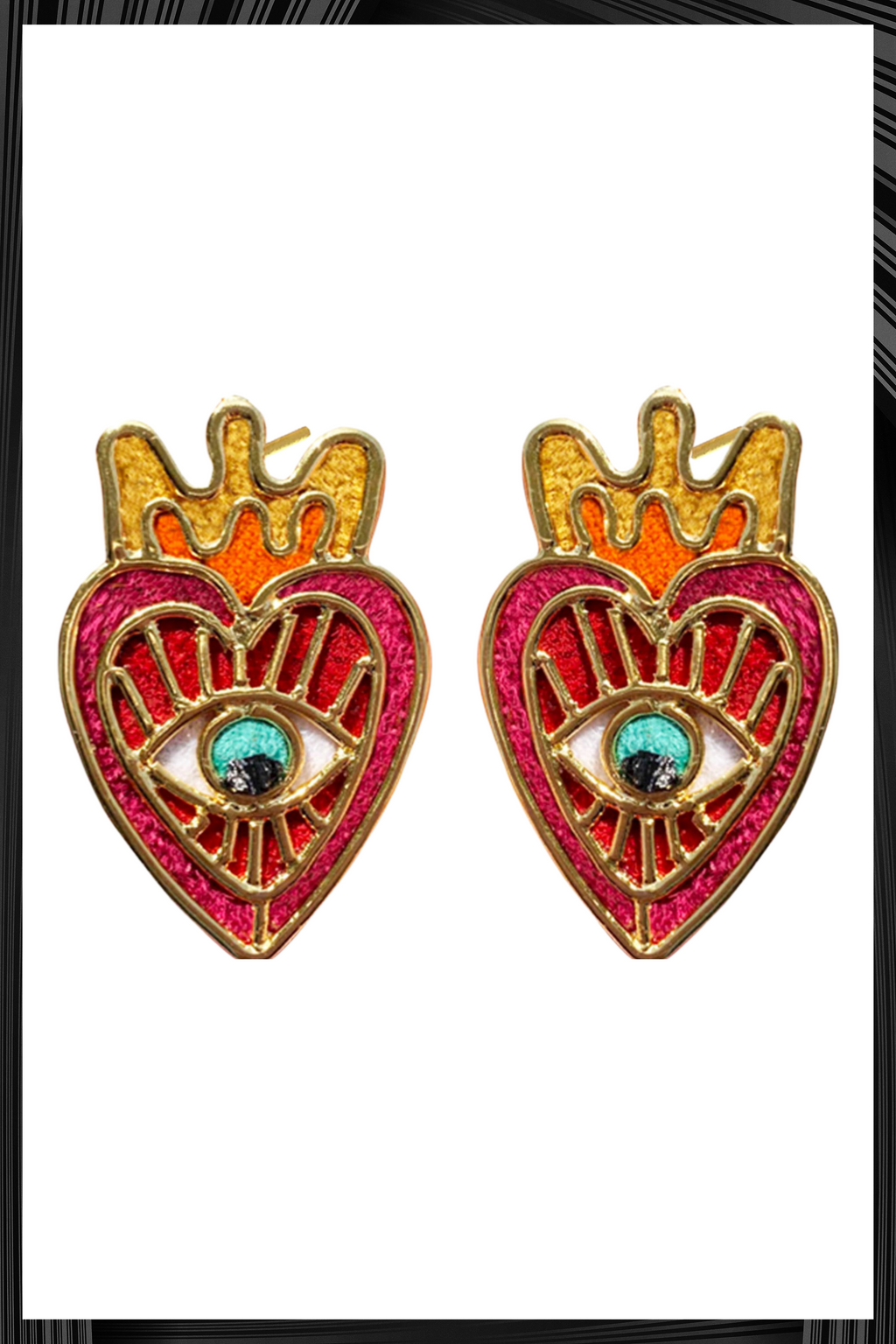 Milagros Del Corazon Studs | Free Delivery - 3 Week Shipping
