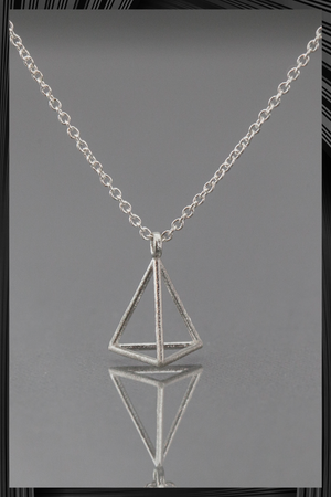 Petite Triangle Necklace | Quick Shipping