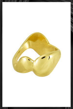 Gold In Flow Ring | Quick Shipping