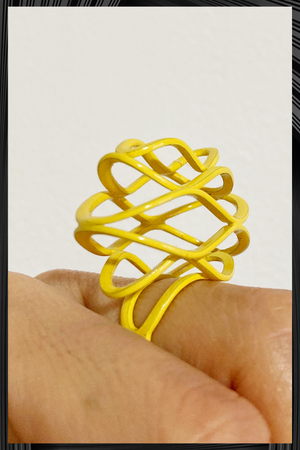 Yellow Empowered Ring | Quick Shipping