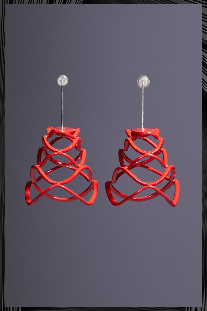 Red Bell Earrings | Free Delivery - Quick Shipping