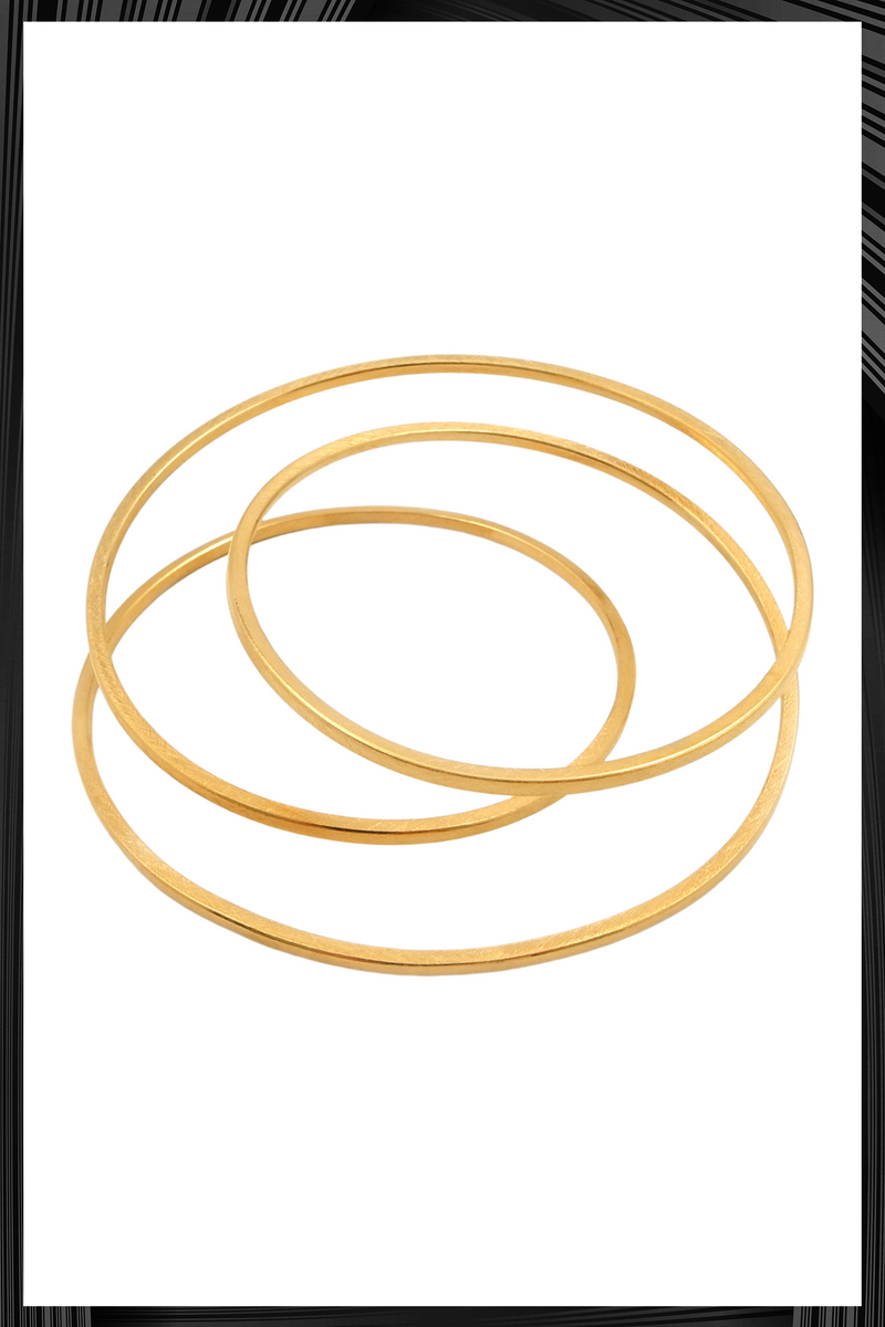 Gold Twister Bangle | Free Delivery - Quick Shipping
