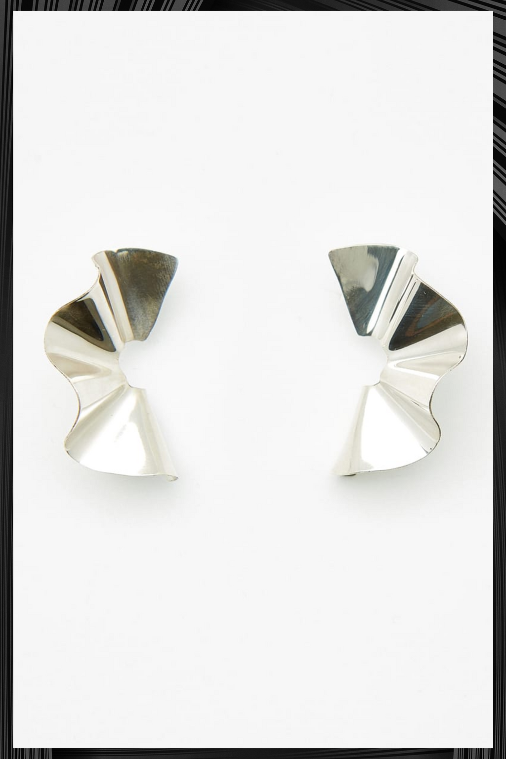 Silver Tra Tra Midi Earrings | Free Delivery - Quick Shipping