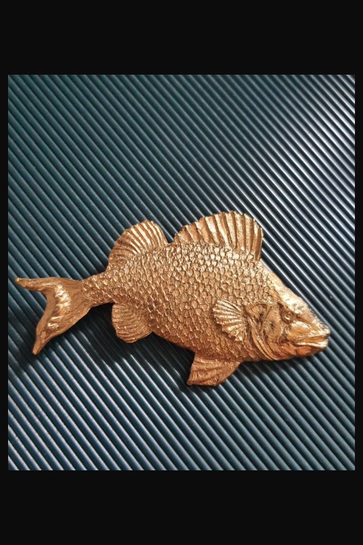 Fish Brooch | Sergey Zhernov | Gold Plated Copper