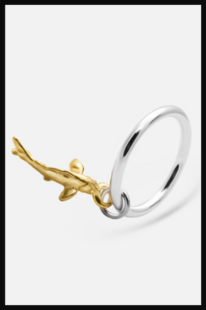 Gold Carp Fish Ring | Lena Yastreb | Quick Shipping - Free Delivery