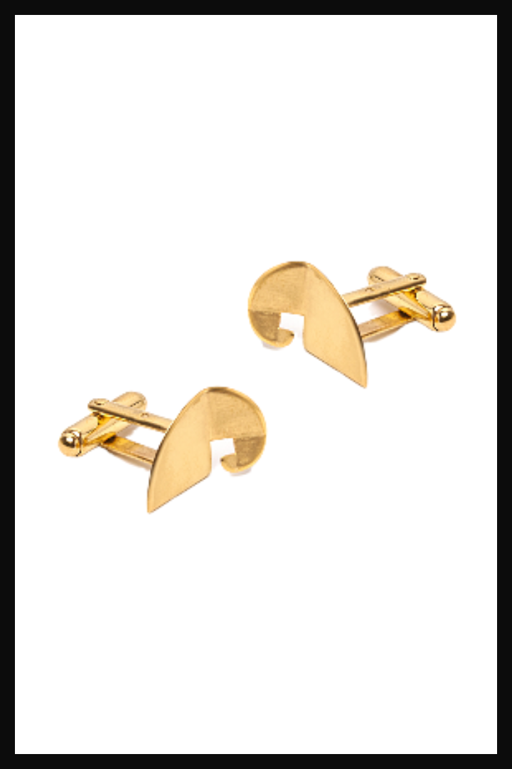 Golden Spiral Cufflinks | Free Shipping - Quick Delivery