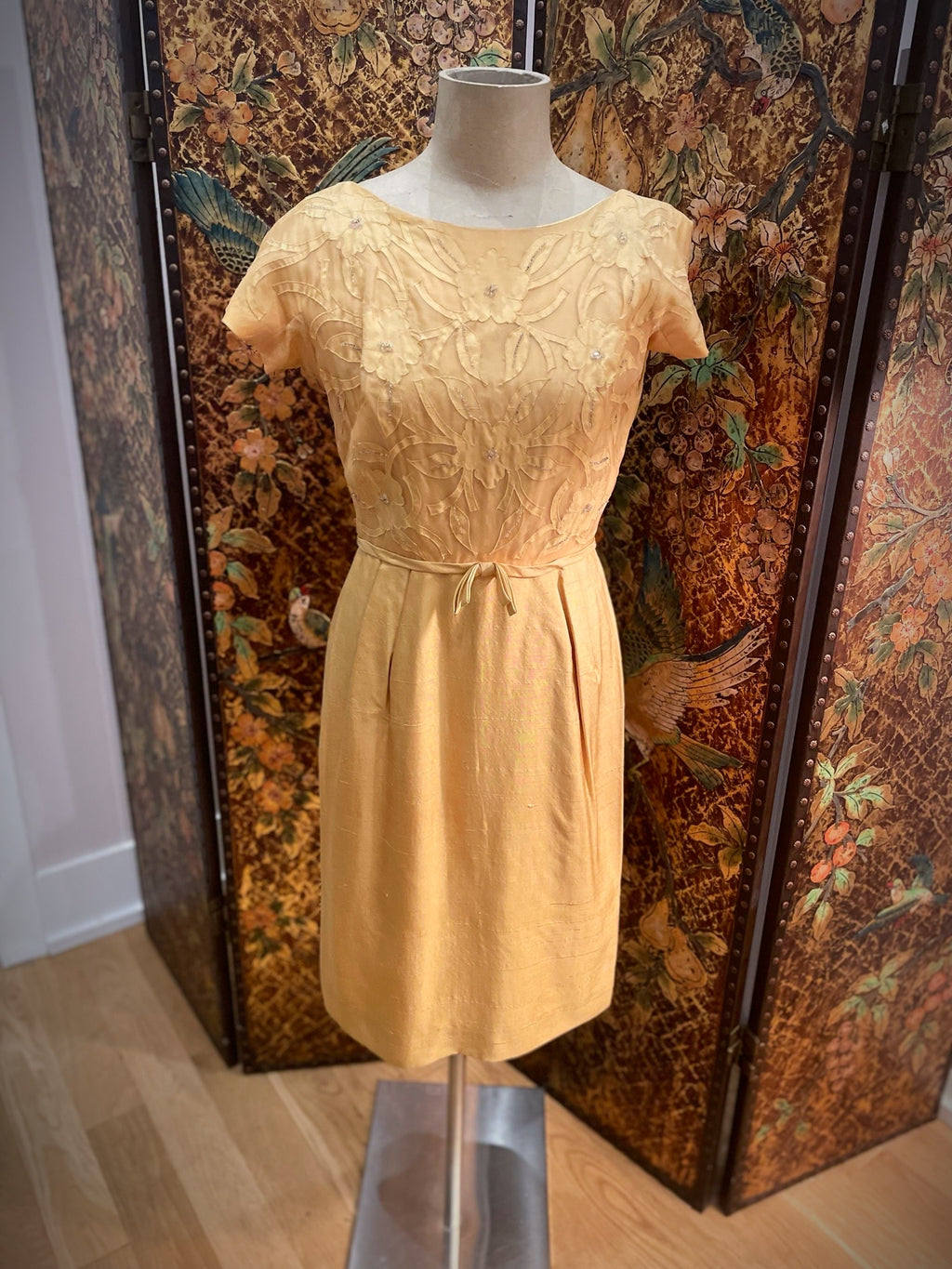 1960s Marigold Dress