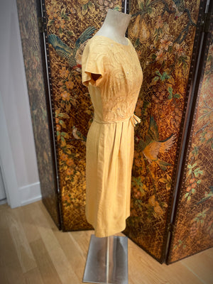 1960s Marigold Dress