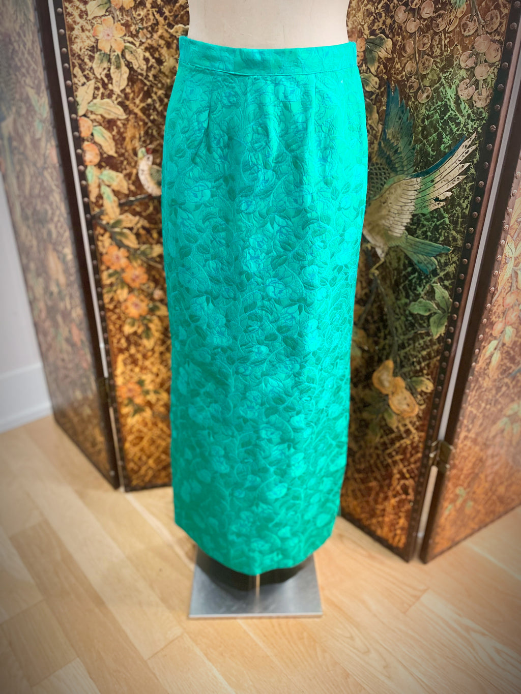 1960s Green Mermaid Tail Long Skirt