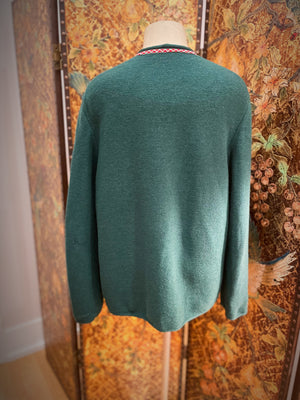 1950s Christmas Cardigan Sweater